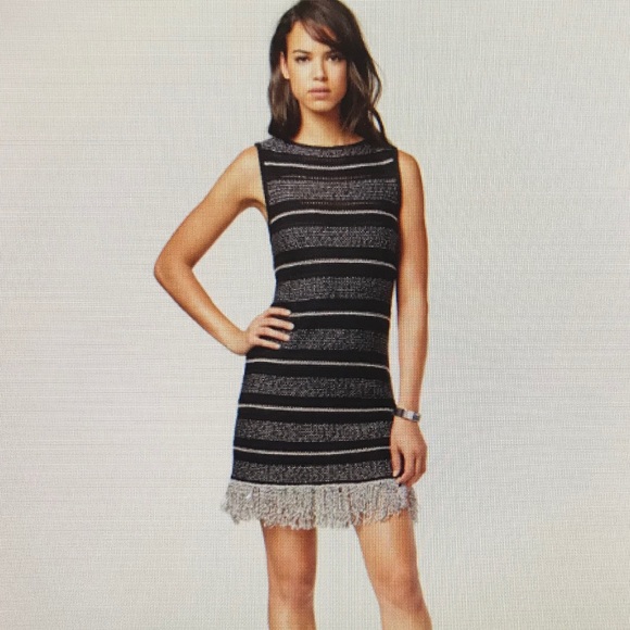 rachel roy fringe dress